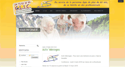 Desktop Screenshot of clicmontdore.fr